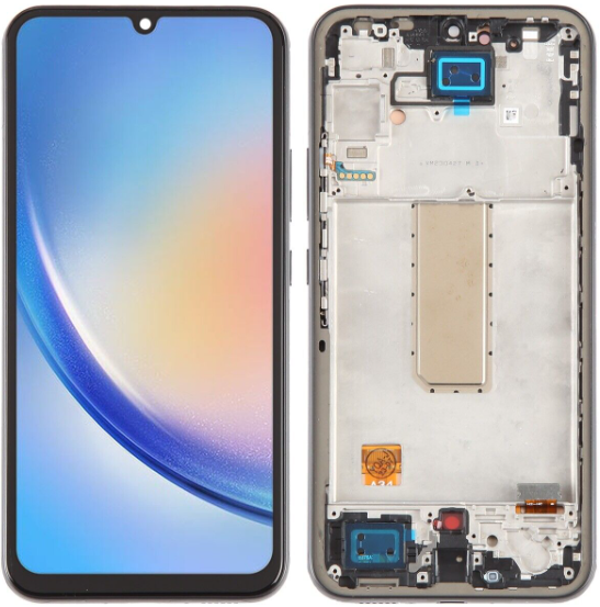 PANTALLA COMPLETA S A34 5G A346B C/MARCO NEGRO OLED