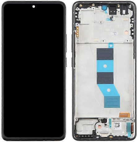 [10212] PANTALLA COMPLETA X REDMI NOTE 14 C/MARCO NEGRO INCELL