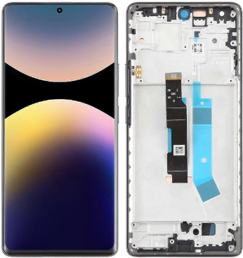 [10213] PANTALLA COMPLETA X REDMI NOTE 14 PRO 4G CON MARCO NEGRO INCELL