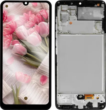 [10218] PANTALLA COMPLETA S A32 4G C/ MARCO NEGRO INCELL