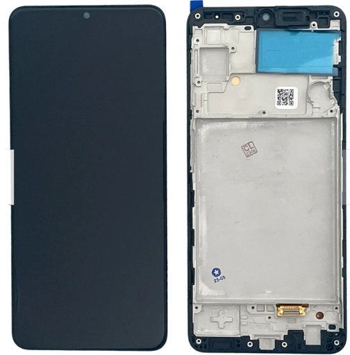 [9741] PANTALLA COMPLETA S A22 -4G A225F C/ MARCO NEGRO OLED