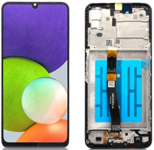 [9742] PANTALLA COMPLETA S A22 - 5G A226B C/MARCO NEGRO ORIG