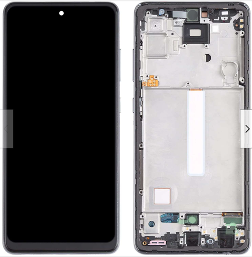 [9745] PANTALLA COMPLETA S A72 5G A726B C/ MARCO NEGRO INCELL 