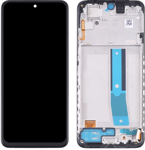 [9754] PANTALLA COMPLETA X REDMI NOTE 11 4G / NOTE 11S / POCO M4 / NOTE 12S C/MARCO NEGRO OLED